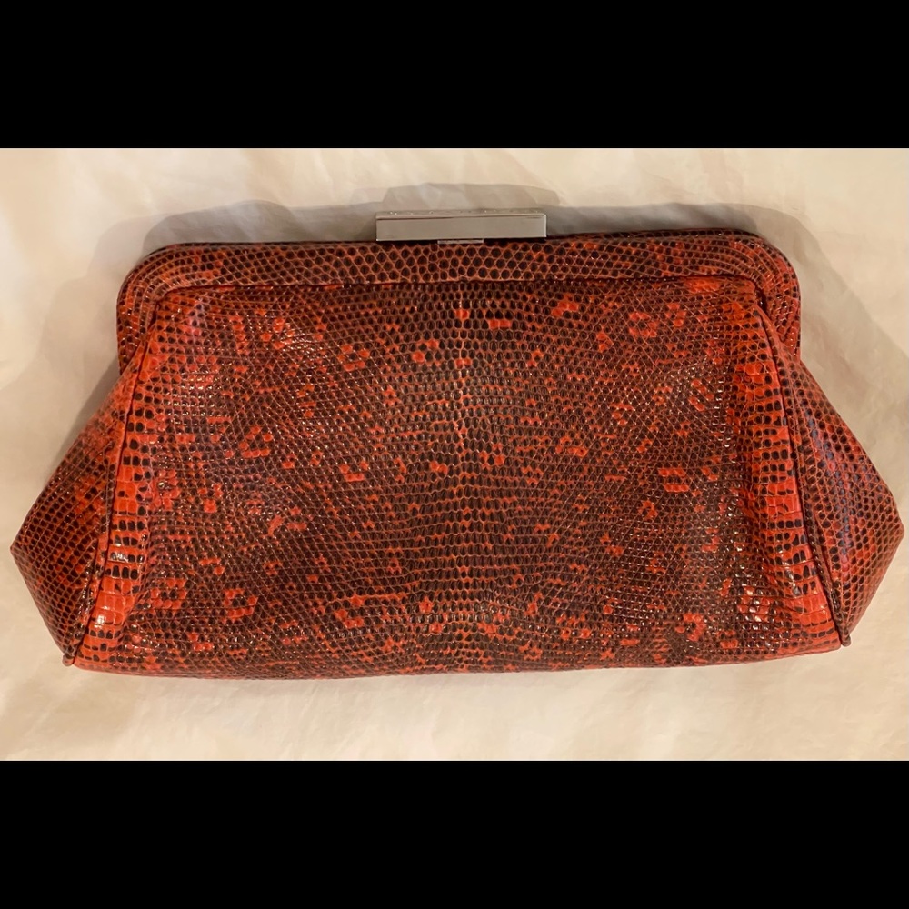 Tiffany & Co clutch genuine lizard